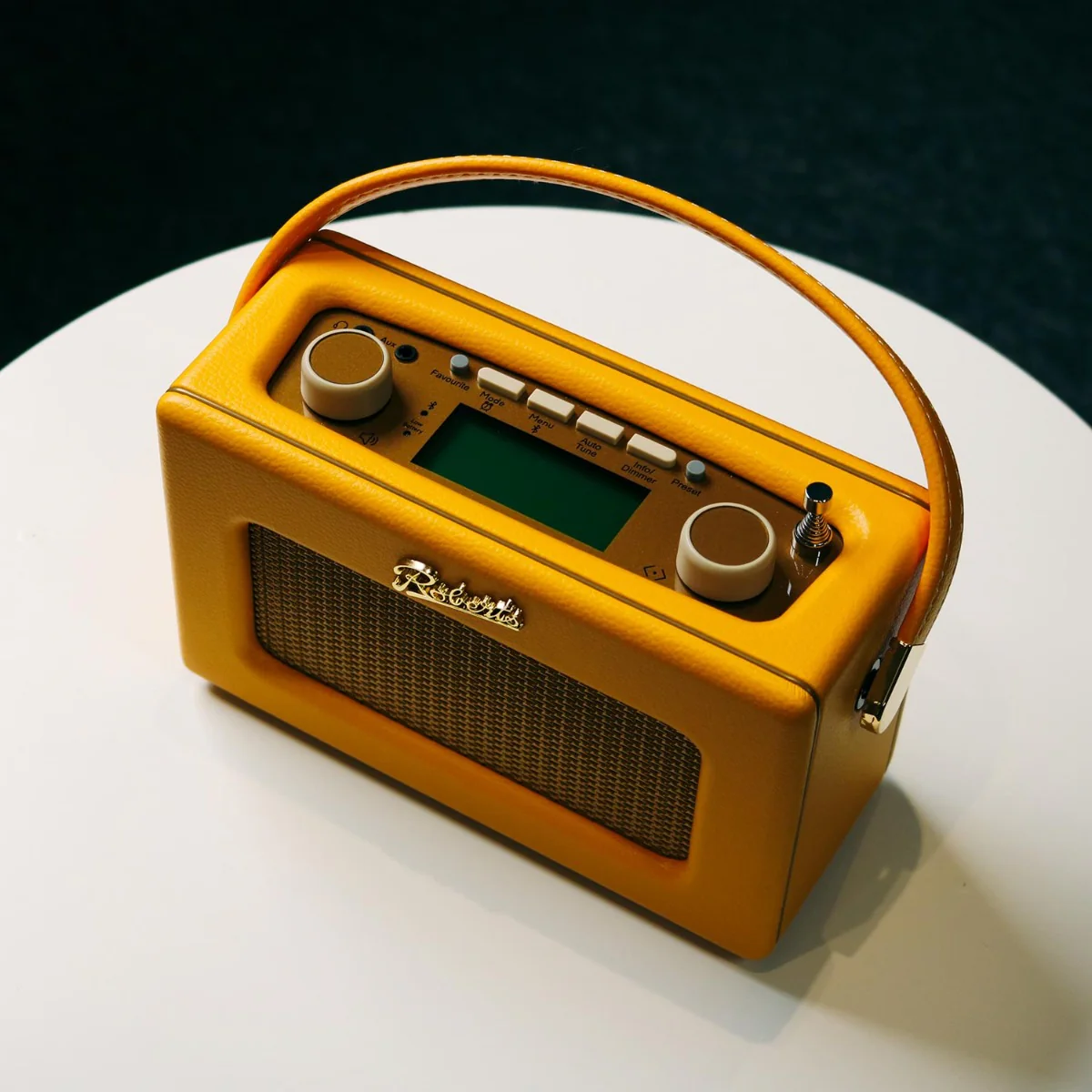 Roberts Revival Uno BT DAB/DAB+/FM Radio with Bluetooth in Sunburst Yellow - Image 5