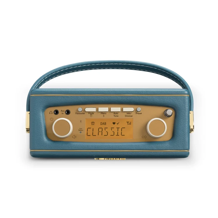 Roberts Revival Uno BT DAB/DAB+/FM radio with Bluetooth in Teal Blue - Image 3