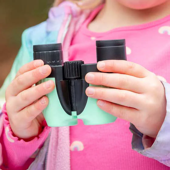 RSPB Puffin Jr 8×21 Children's Binoculars - Light Green - Image 4