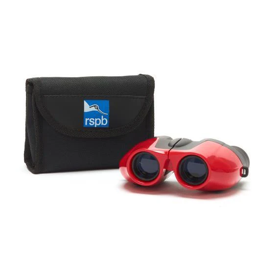 RSPB Puffin Jr 8×21 Children's Binoculars - Red - Image 4