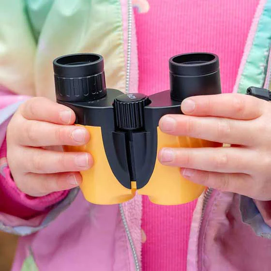 RSPB Puffin Jr 8×21 Children's Binoculars - Soft Yellow - Image 2