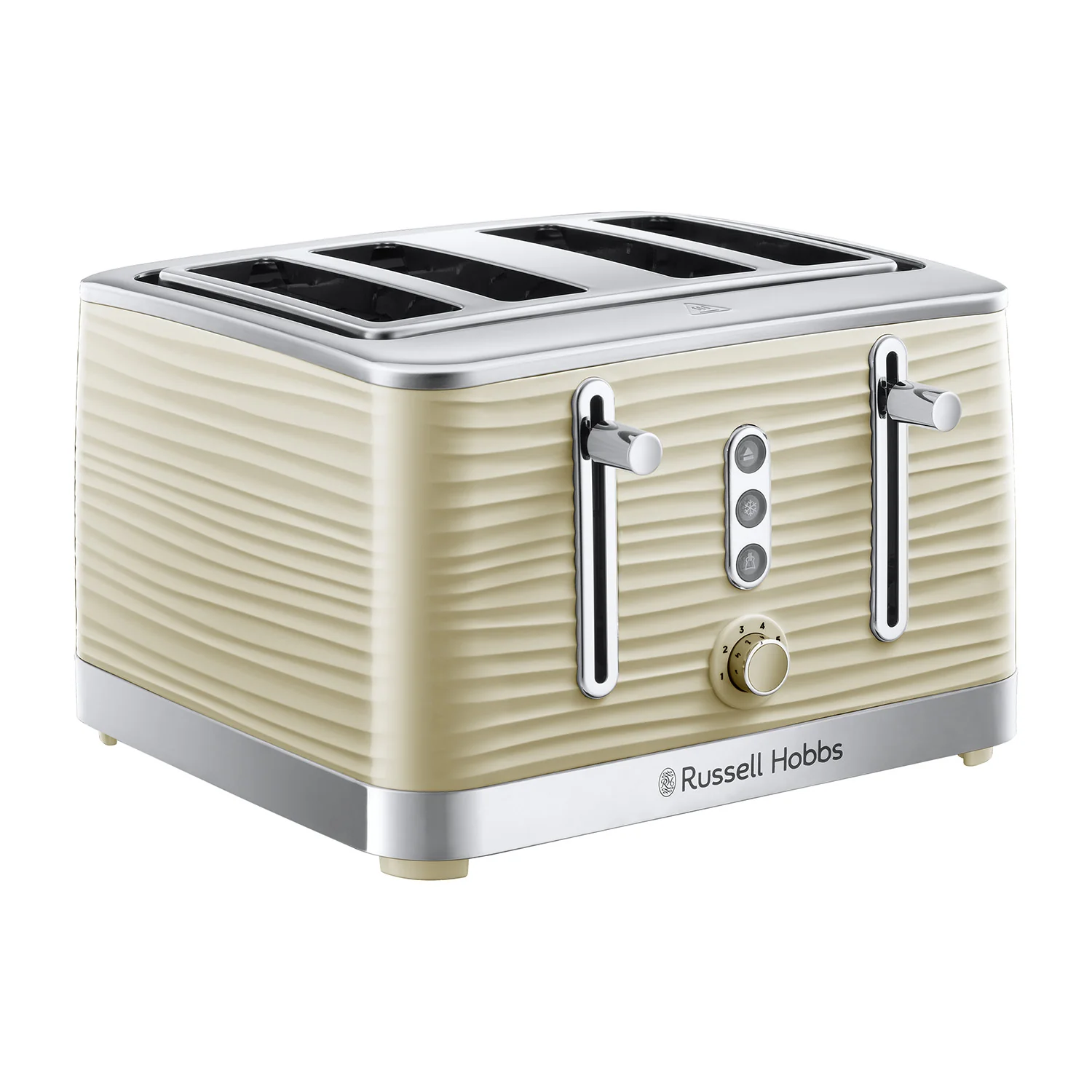 Russell Hobbs Inspire 4 Slice Toaster in Cream