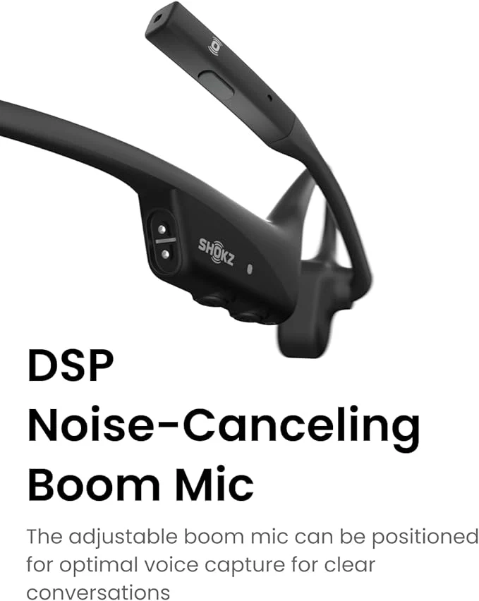 SHOKZ OpenComm 2UC Wireless Bone Conduction Bluetooth Headset (With USB-C adapter) - Image 4