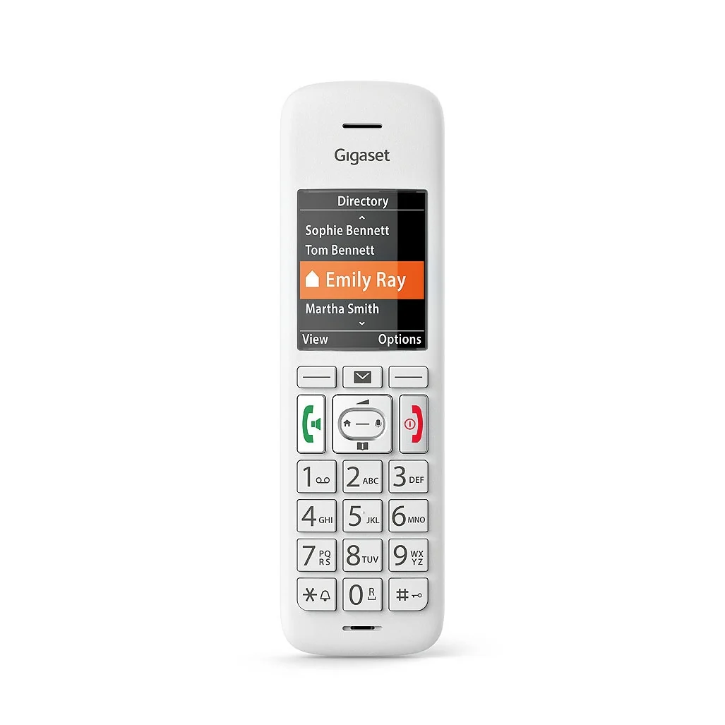 Gigaset Premium E390A Cordless Phone, Six Handsets with Big Buttons - Image 3