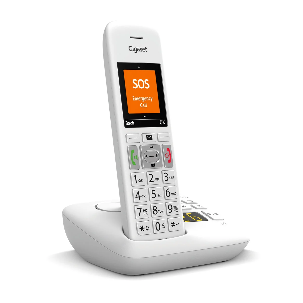 Gigaset Premium E390A Cordless Phone, Six Handsets with Big Buttons - Image 4
