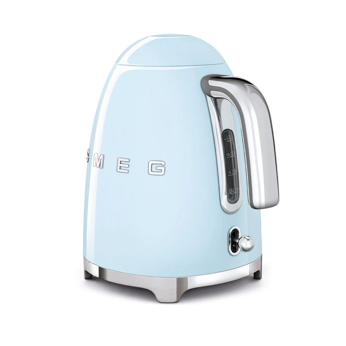 Smeg 4-Slice Toaster & KLF03 Kettle Set in Pastel Blue - Image 3