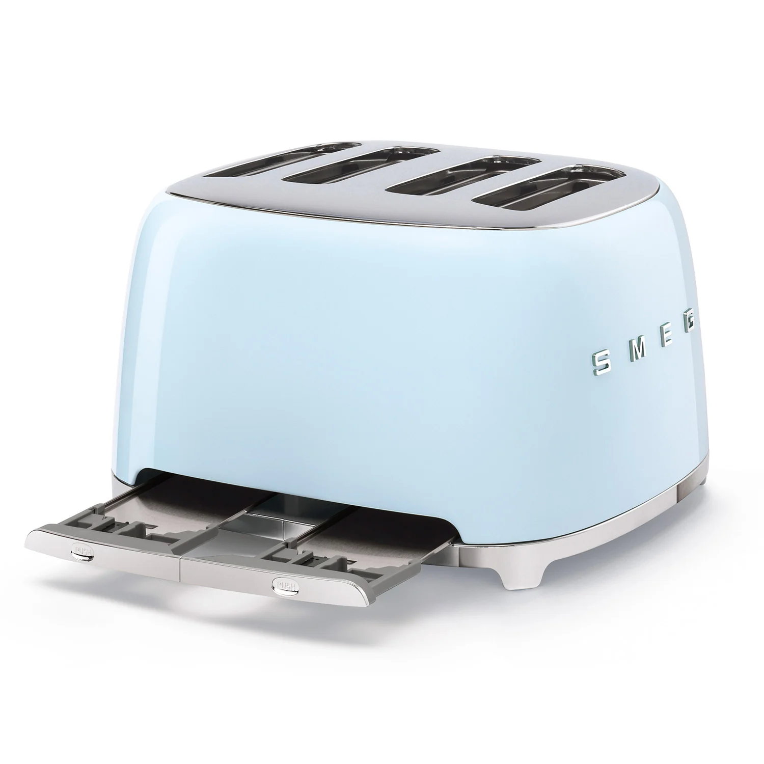 Smeg 50s Retro-Style 4 Slice Toaster in Blue - Image 5