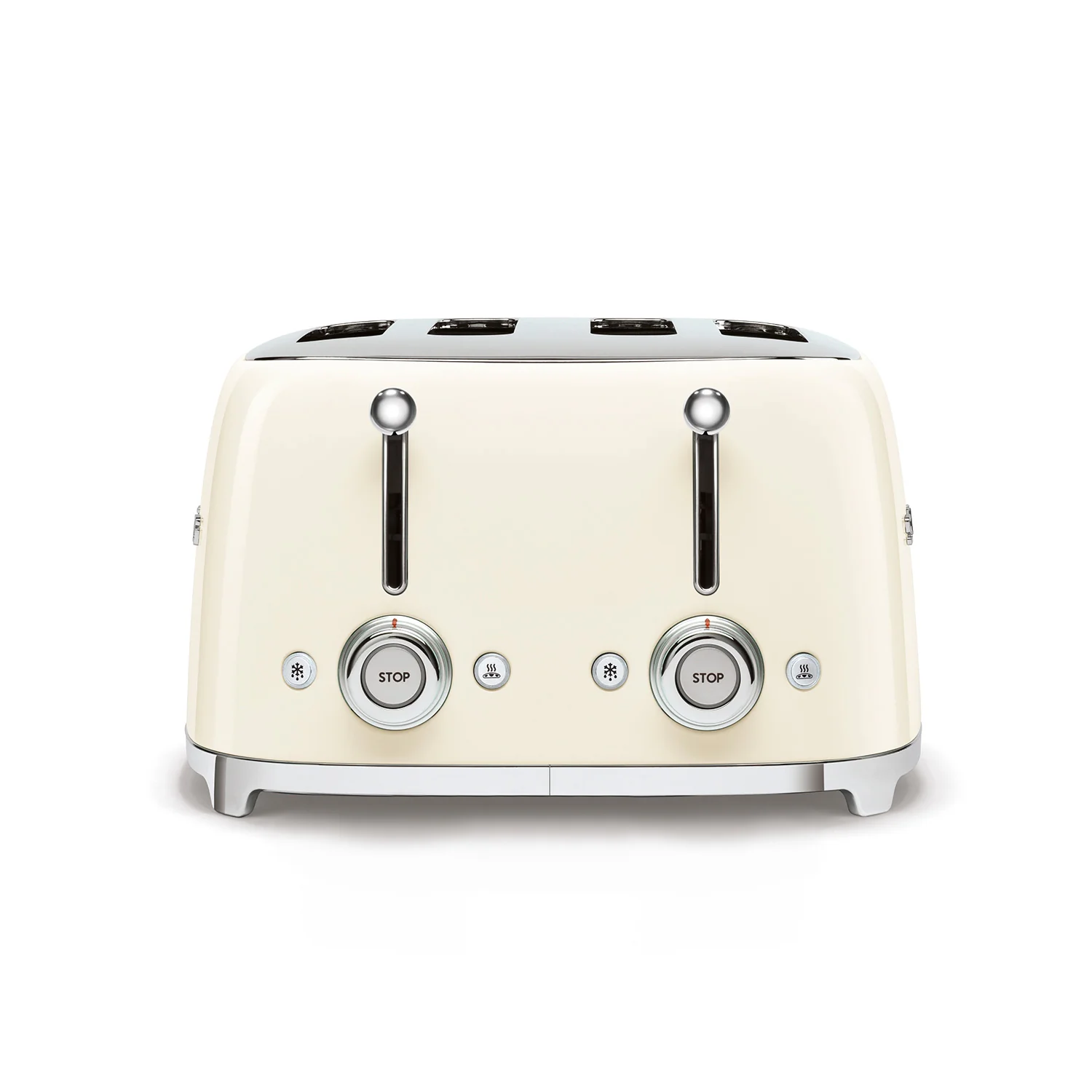 Smeg 50s Retro-Style 4 Slice Toaster in Cream - Image 2