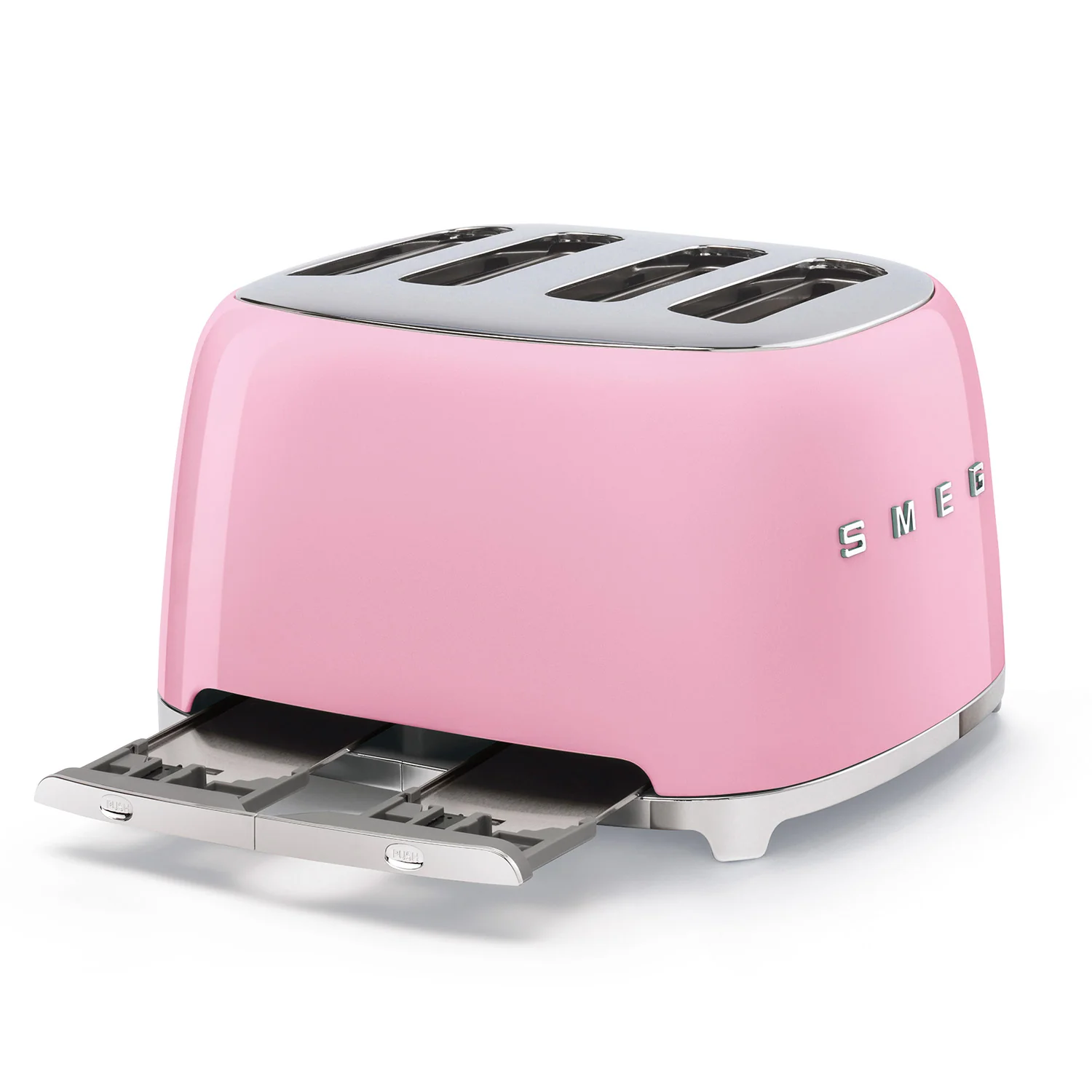 Smeg 50s Retro-Style 4 Slice Toaster in Pink - Image 3