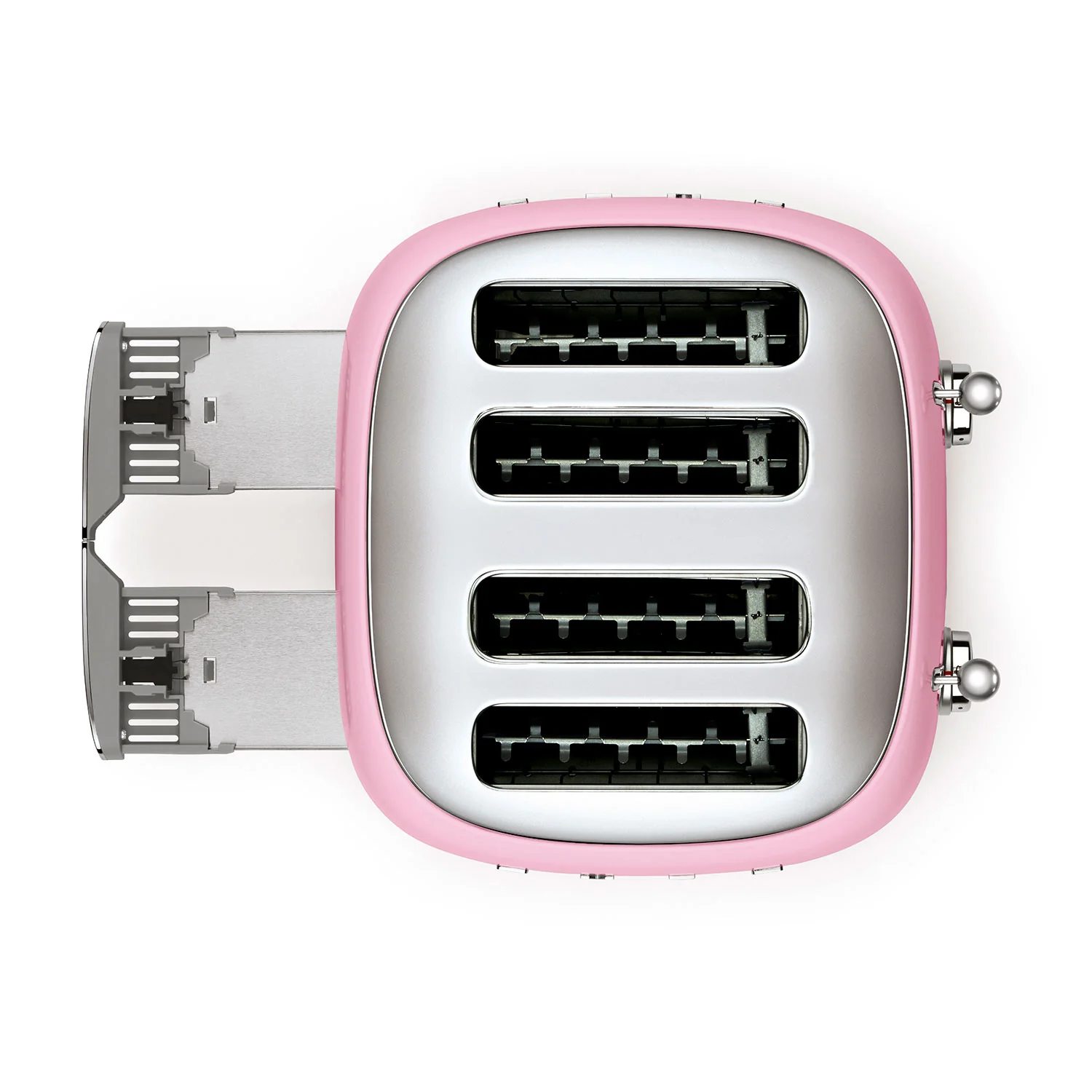 Smeg 50s Retro-Style 4 Slice Toaster in Pink - Image 4