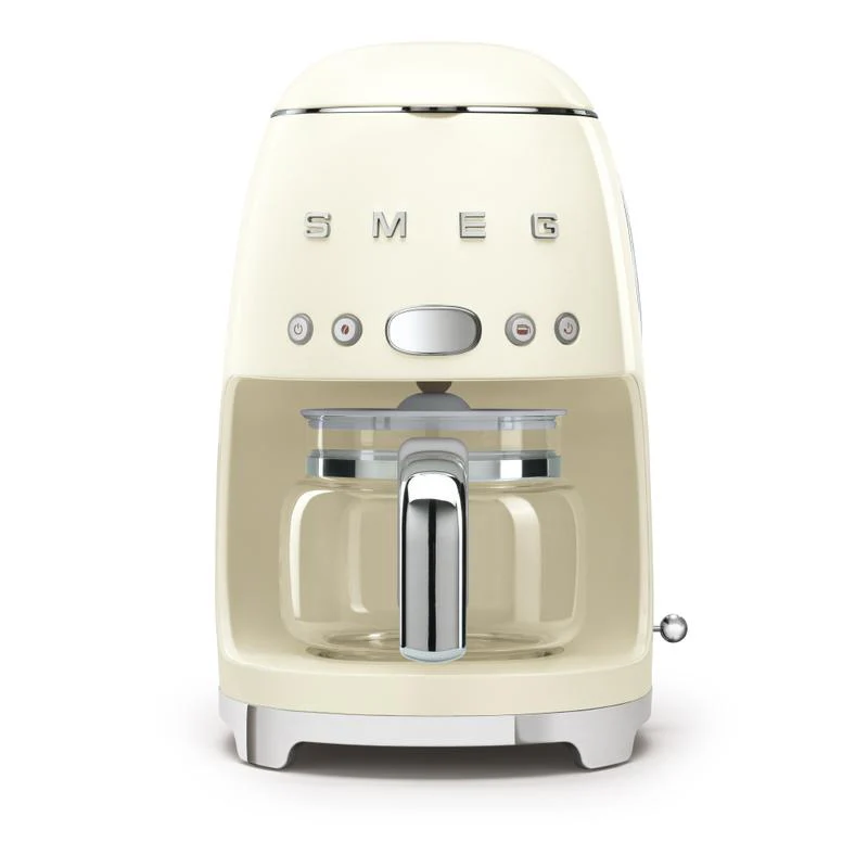 Smeg DCF02CRUK Drip Coffee Machine in Cream