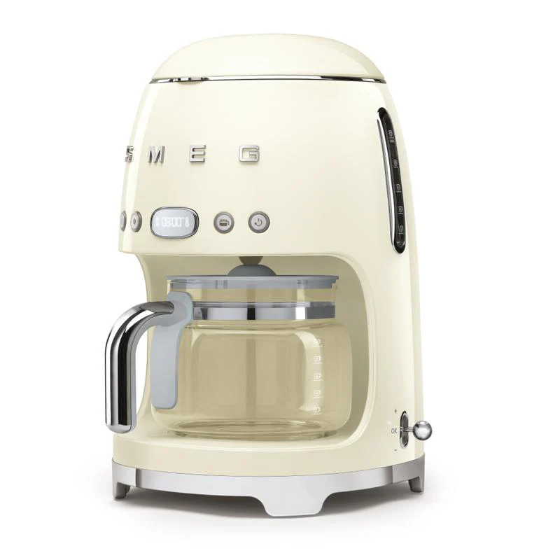 Smeg DCF02CRUK Drip Coffee Machine in Cream - Image 2