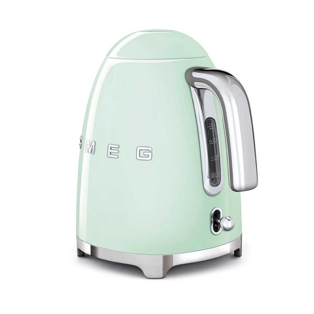 Smeg KLF03PGUK 50s Retro Style 1.7L Jug Kettle in Pastel Green - Image 3