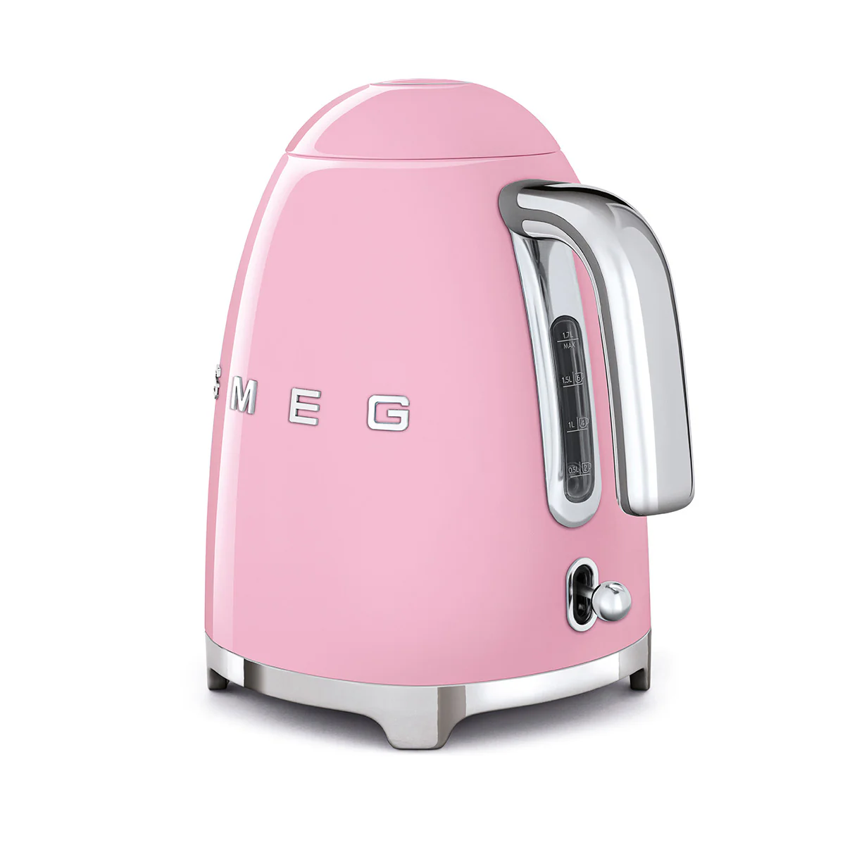 Smeg KLF03PKUK 50s Retro Style 1.7L Jug Kettle in Pink - Image 3