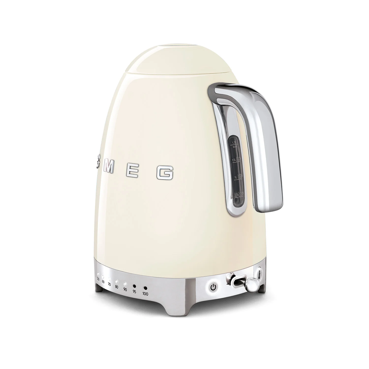 Smeg KLF04CRUK Retro Style 1.7L Jug Kettle in Cream - Image 4