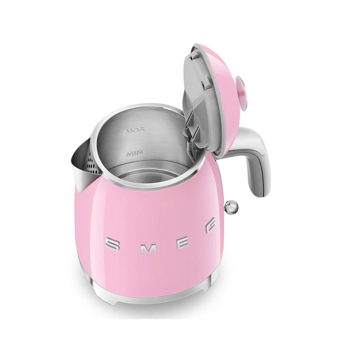 Smeg KLF05PKUK Retro Style Mini Jug Kettle in Pink - Image 4