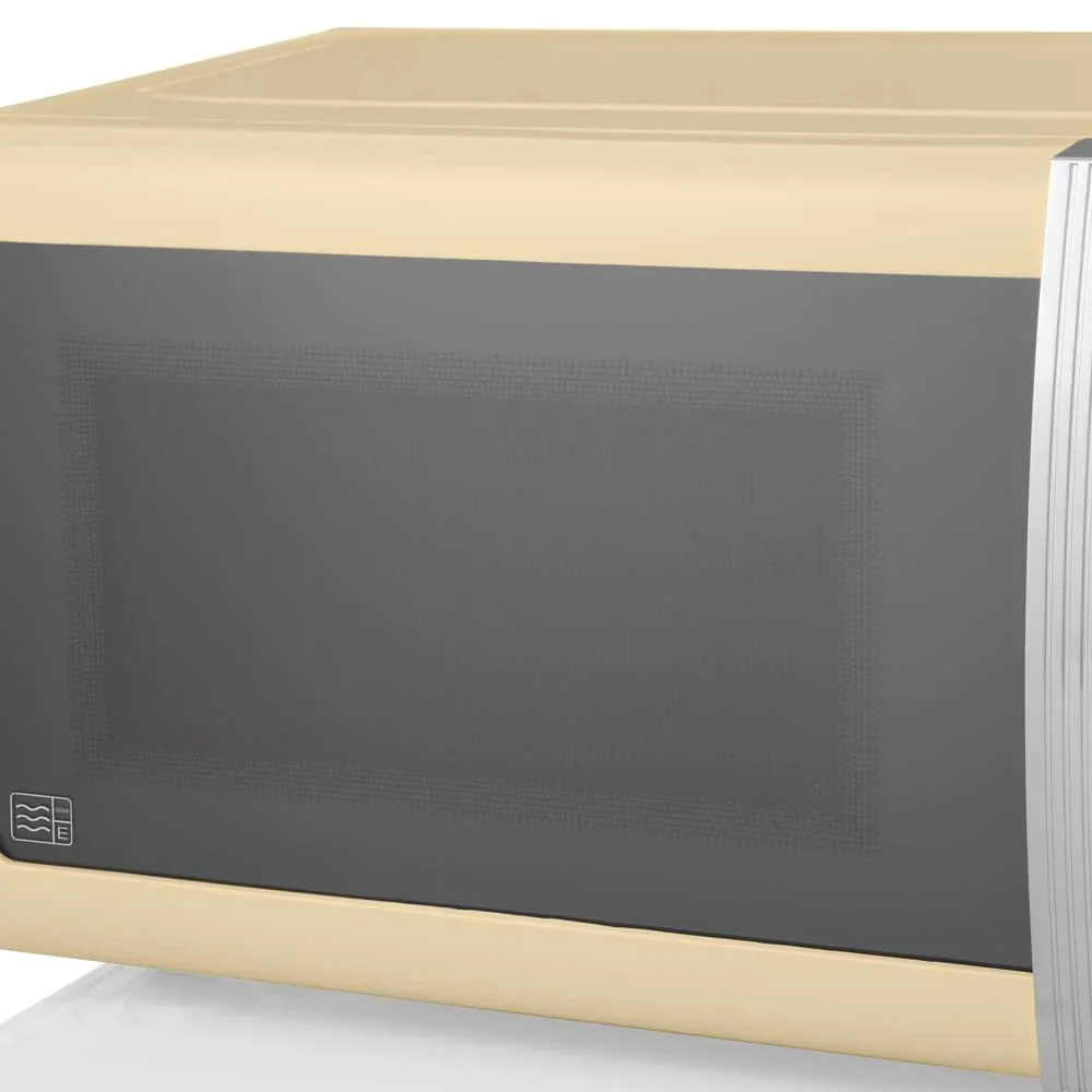 Swan 800W Digital Retro Microwave - Cream - Image 4