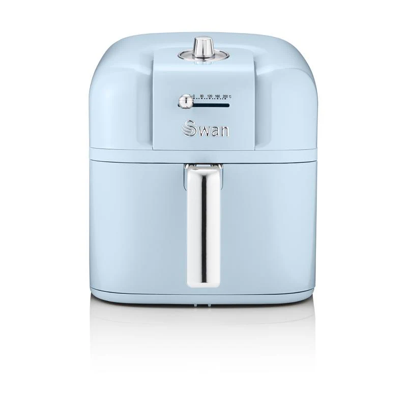 Swan Retro Manual Air Fryer in Blue - Image 2