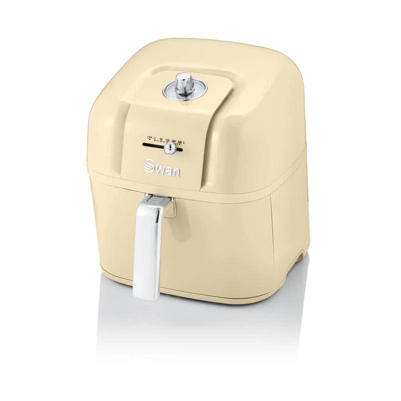 Swan Retro Manual Air Fryer in Cream - Image 2