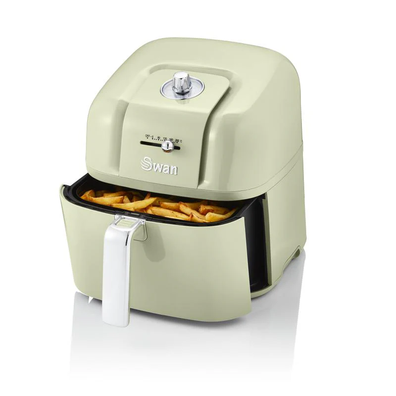 Swan Retro Manual Air Fryer in Green