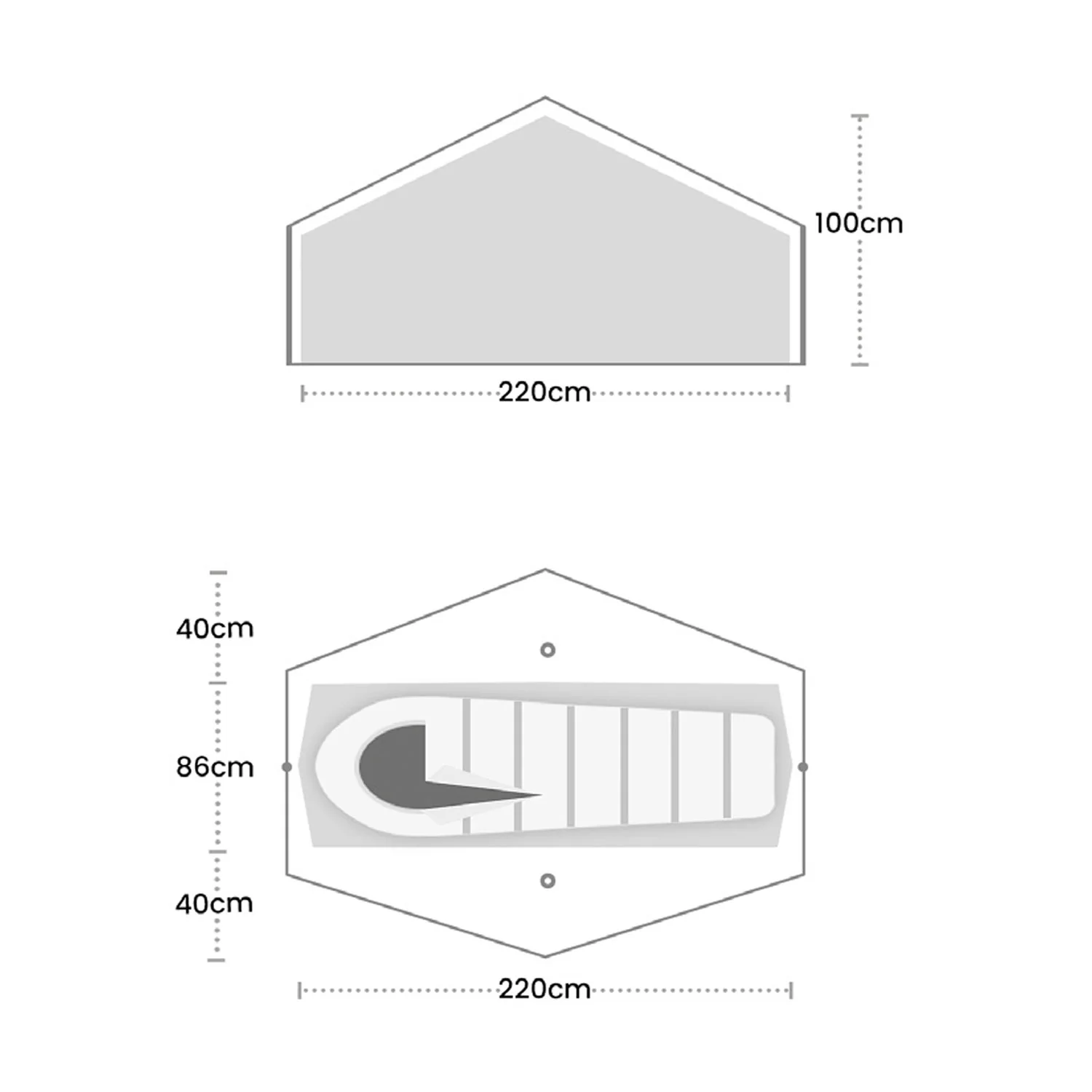 Terra Nova iO 1 Trekking Pole Tent, 1-Person - Image 2