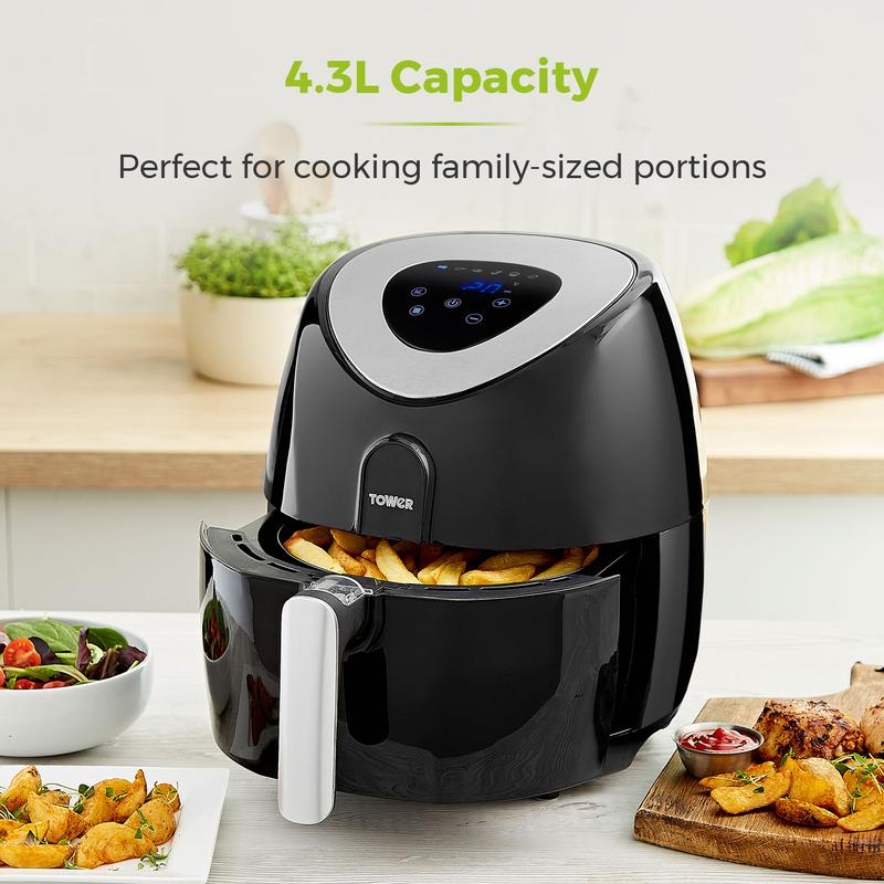 Tower 1500W 4.3 Litre Digital Air Fryer - Image 2