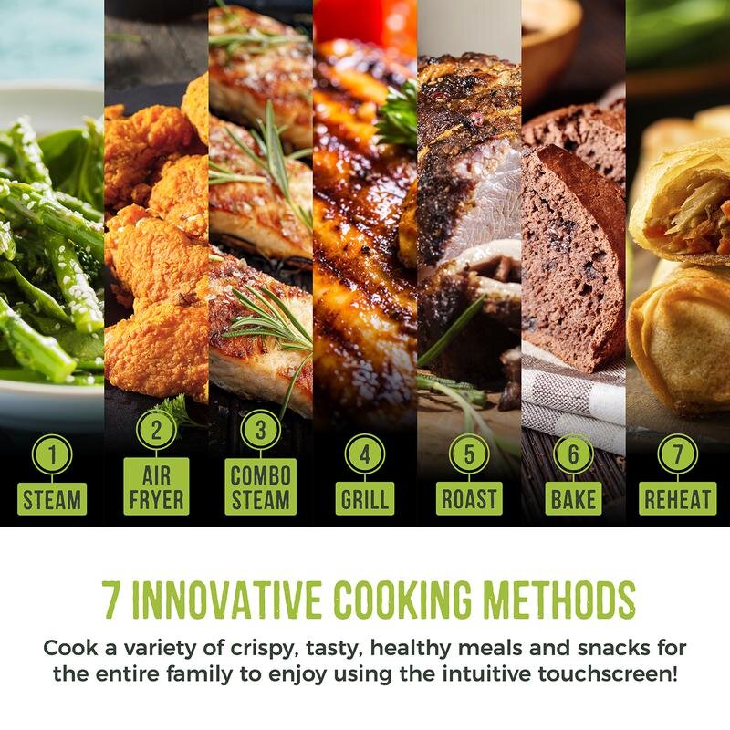 Tower Vortx 1700W 7L Digital Steam Air Fryer - Image 2