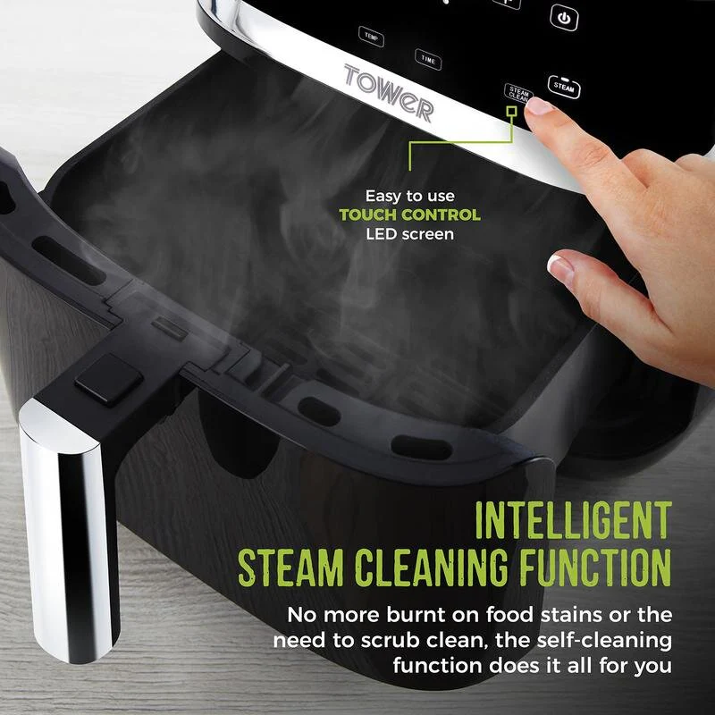 Tower Vortx 1700W 7L Digital Steam Air Fryer - Image 5