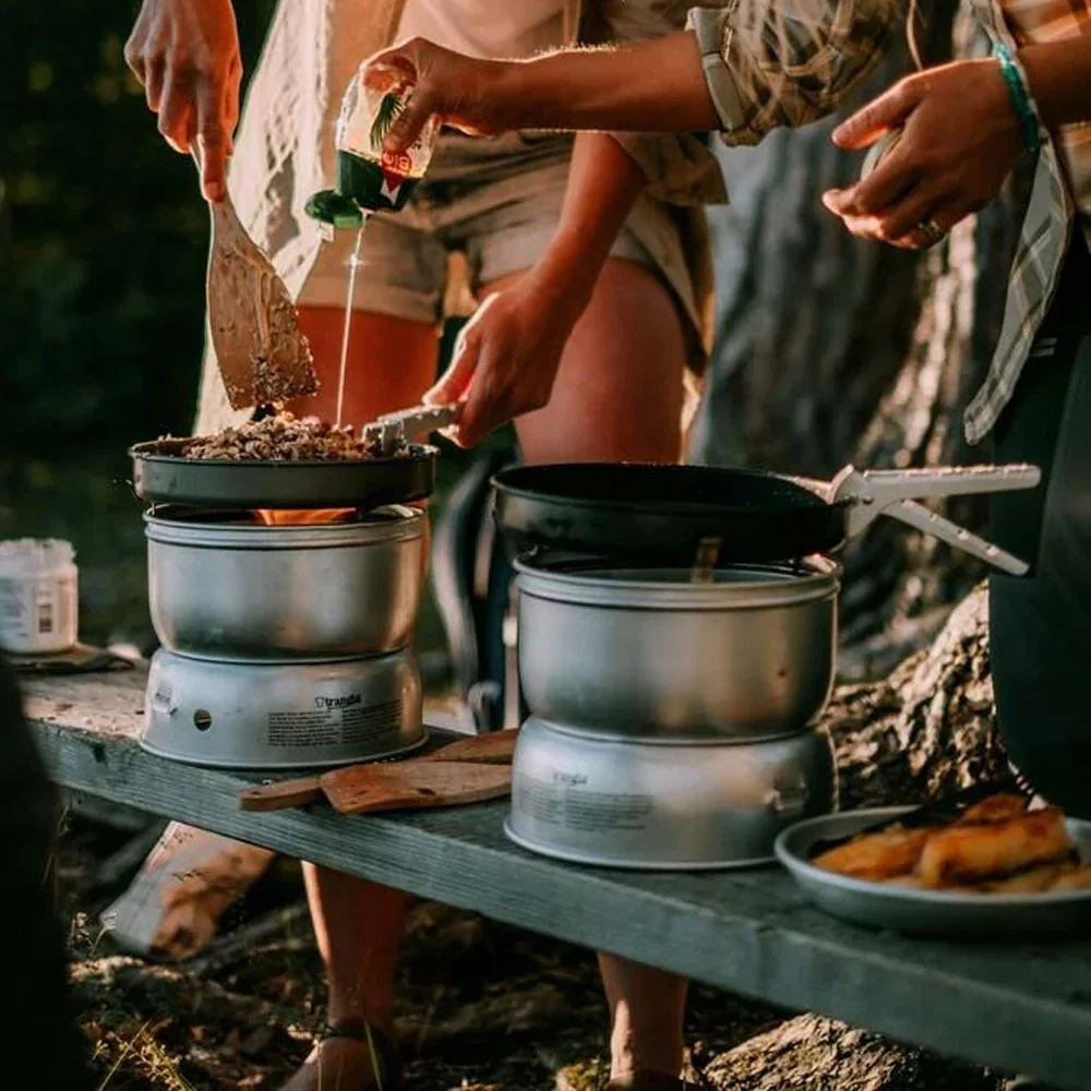 Trangia 25-1 Stove Alloy Pans with Spirit Burner - Image 2