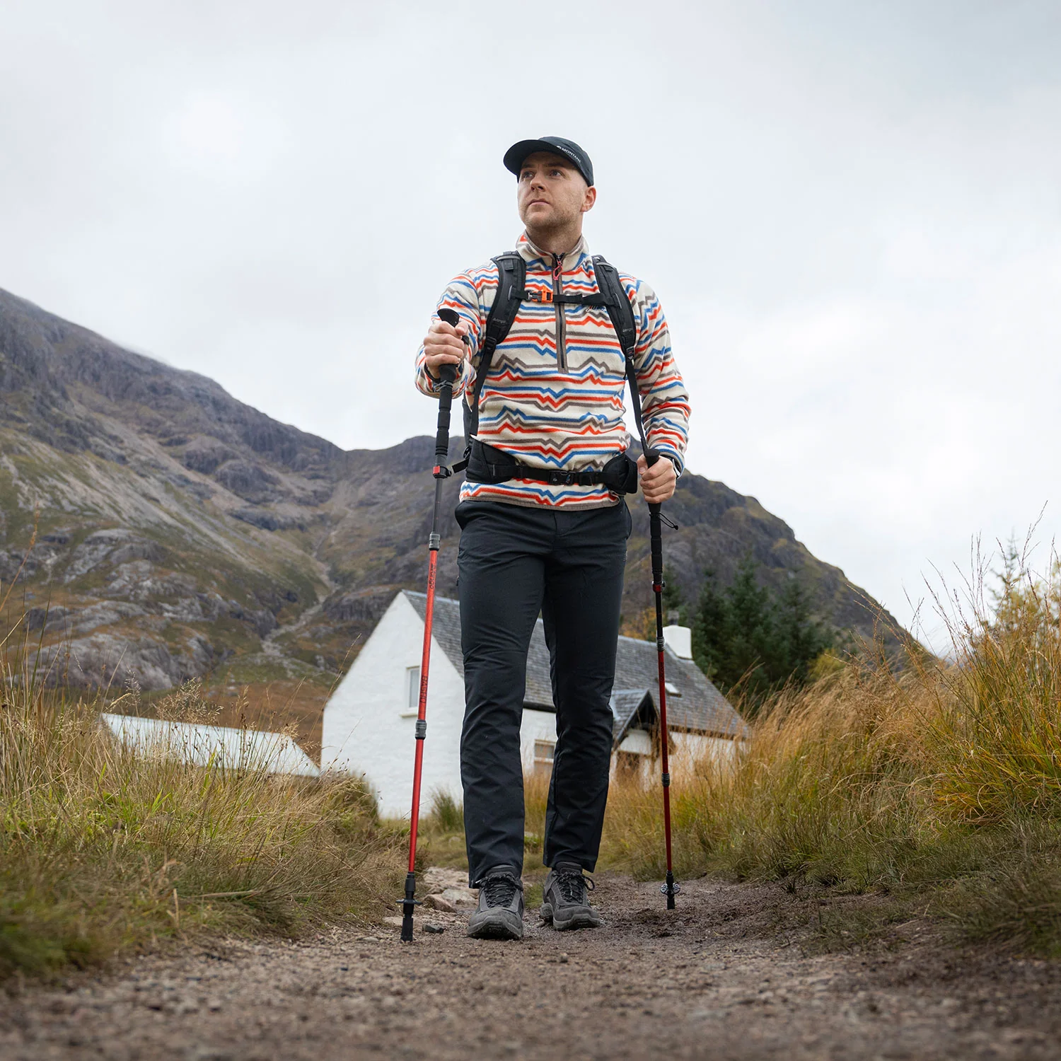Vango Basho Folding Walking Pole (Pair) - Image 3