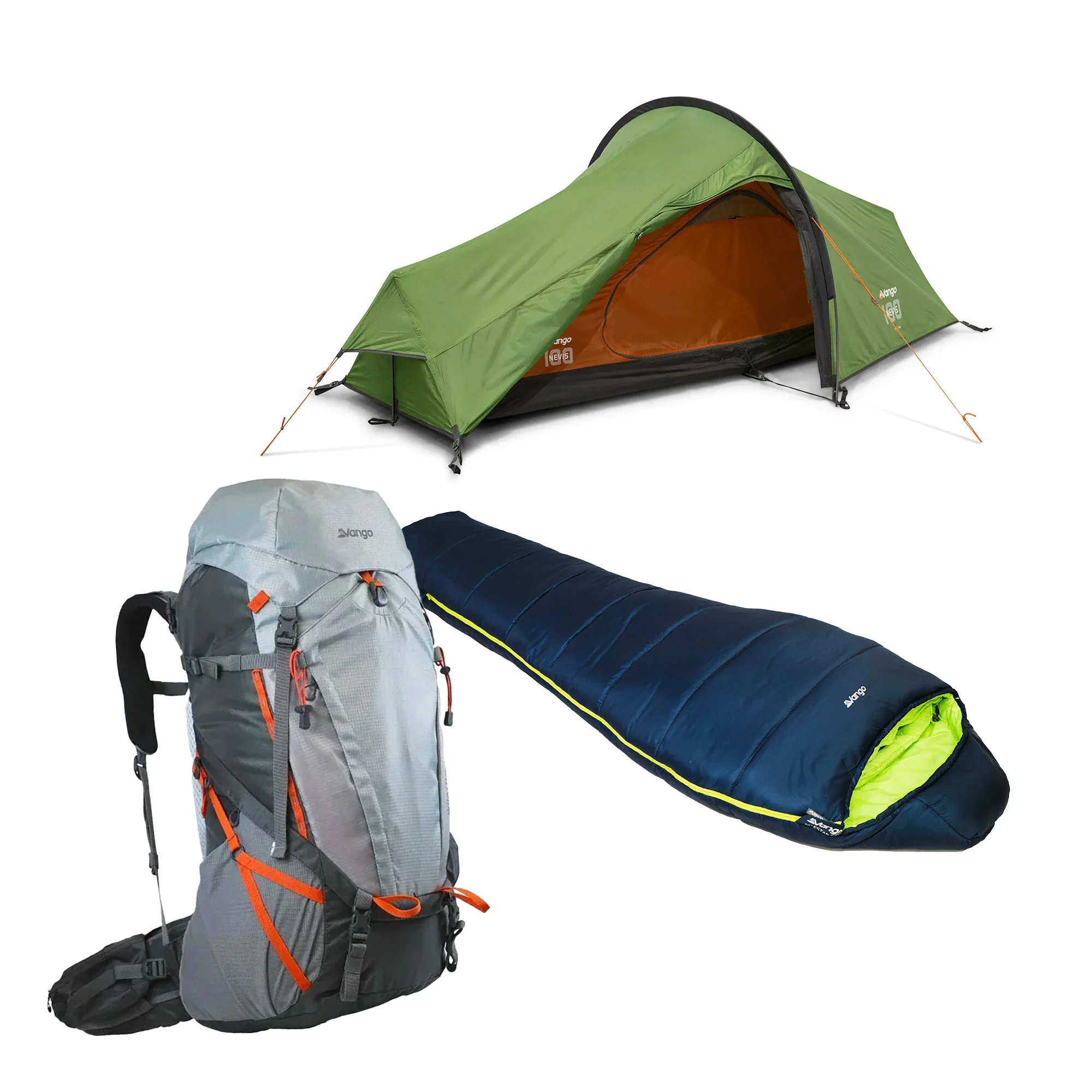 Vango Nevis 100 Solo Backpacking Camping Bundle