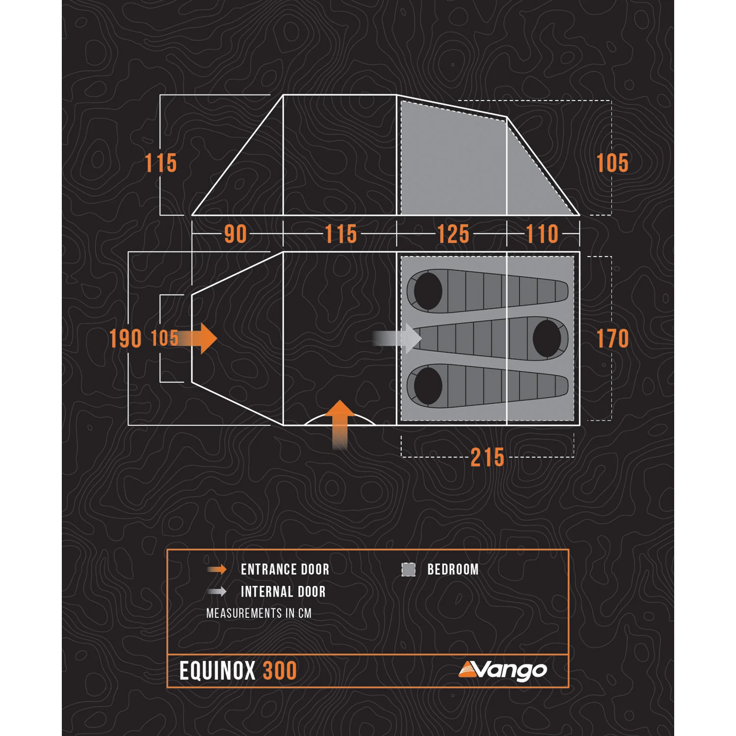 Vango Equinox 300 3-Person Tent - Image 2