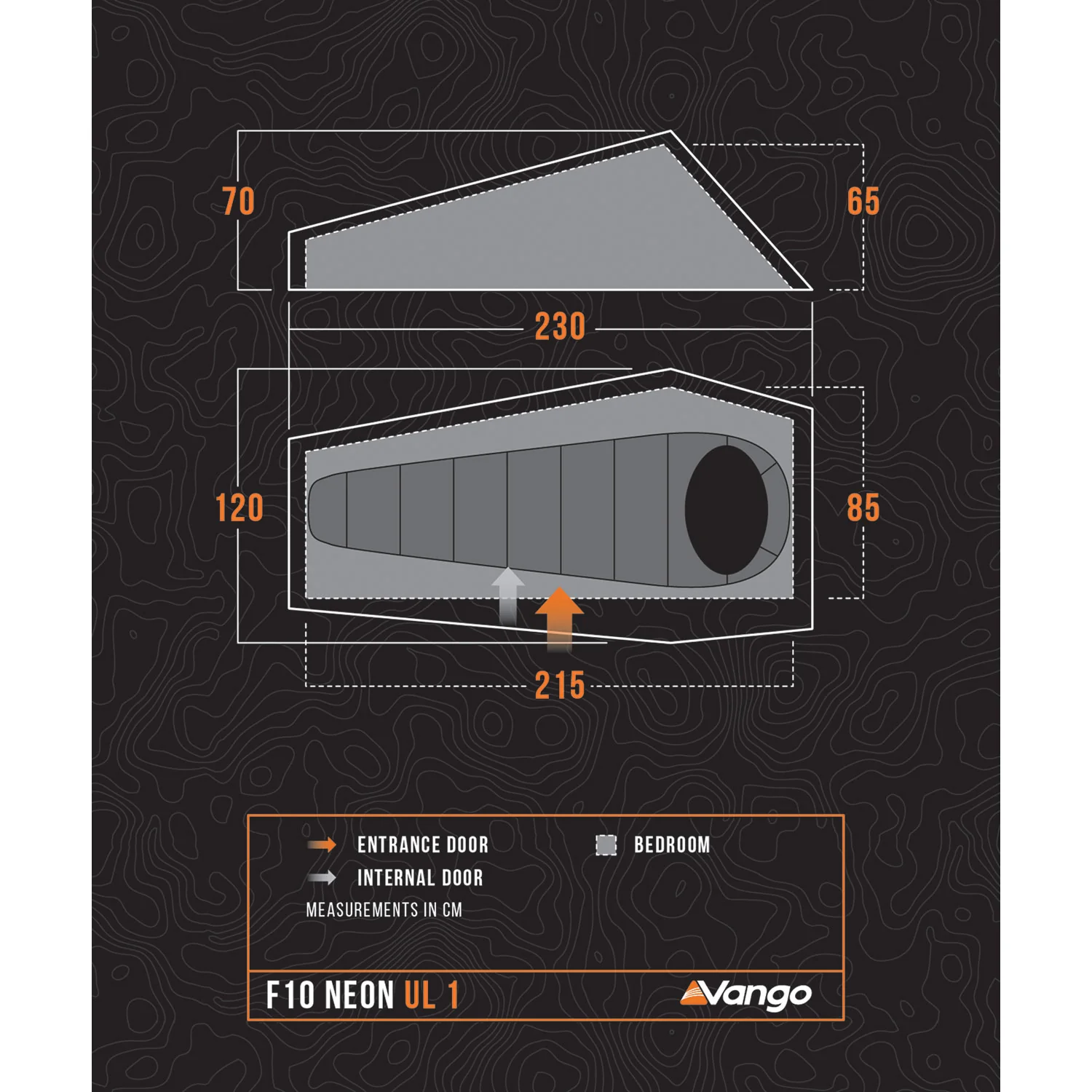 Vango F10 Neon UL 1 Ultralight 1-Person Tent - Image 2