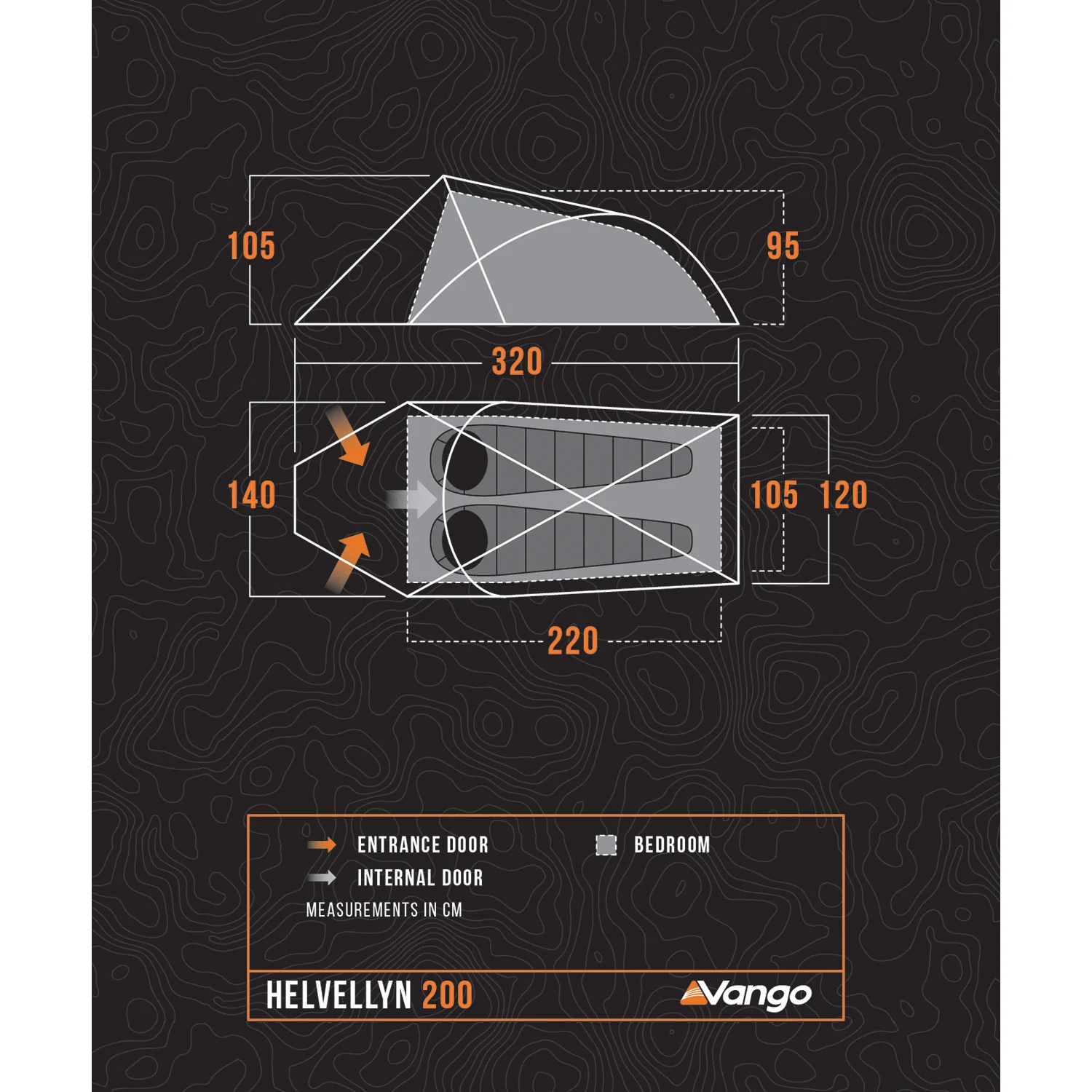 Vango Helvellyn 200 2-Person Tent - Image 2