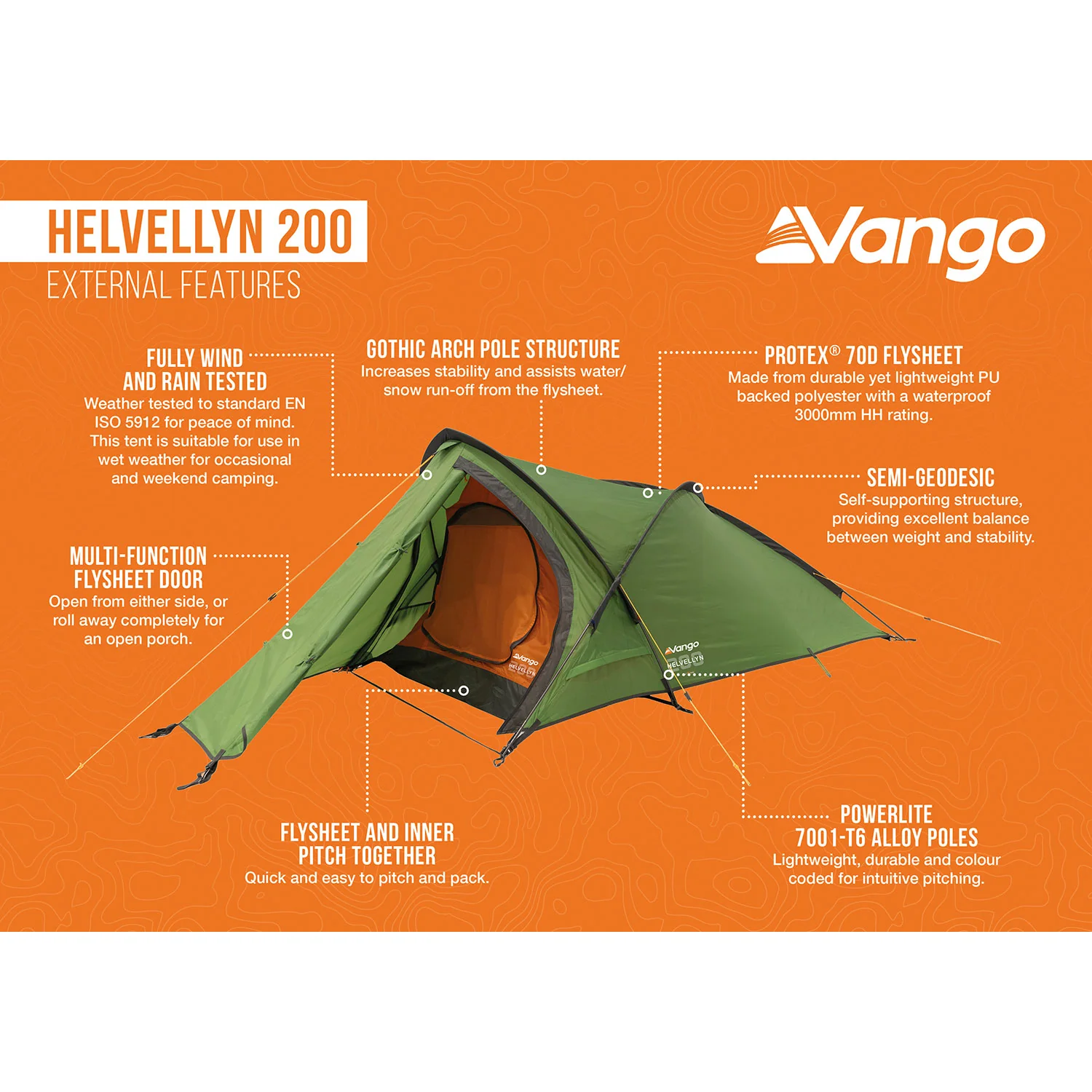 Vango Helvellyn 200 2-Person Tent - Image 4
