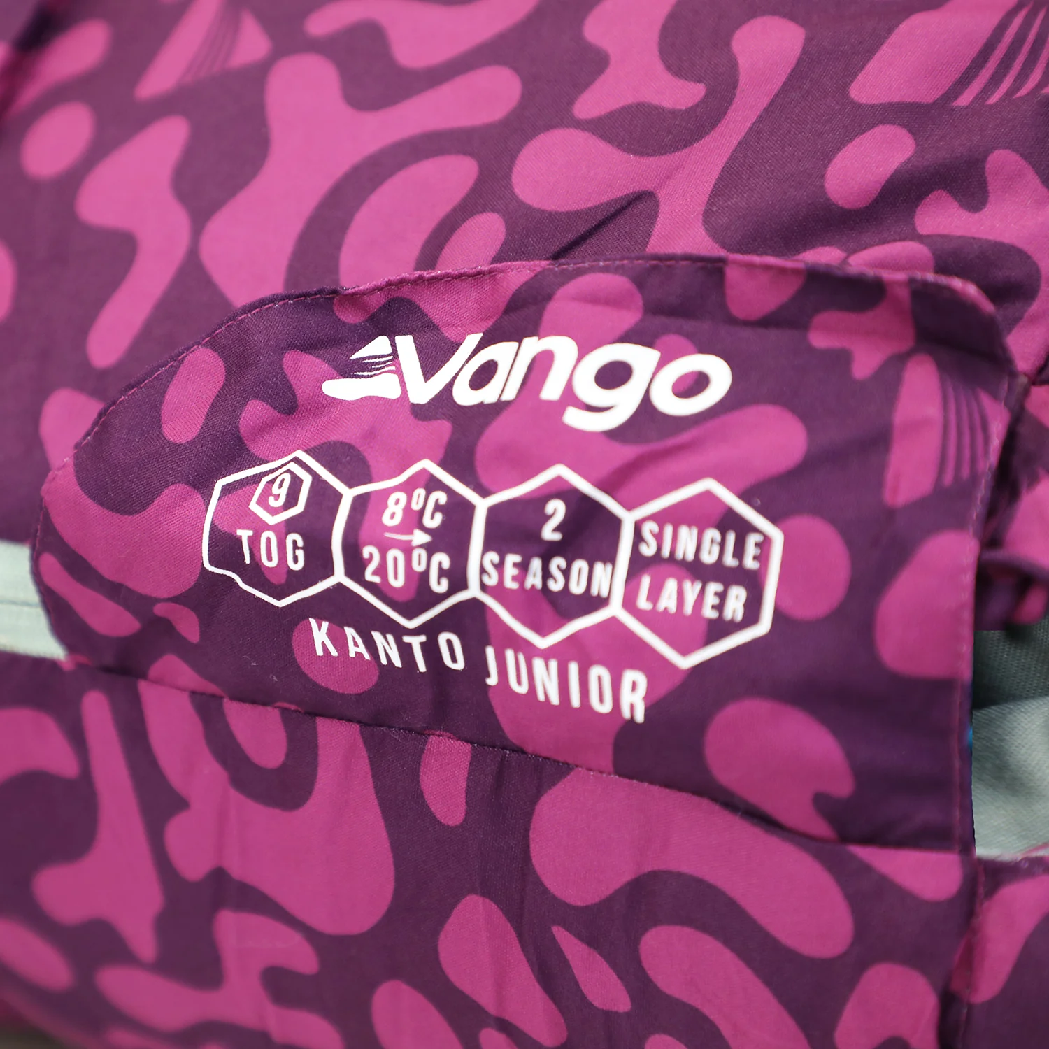 Vango Kanto Junior Kids Sleeping Bag - Byzantium - Image 8