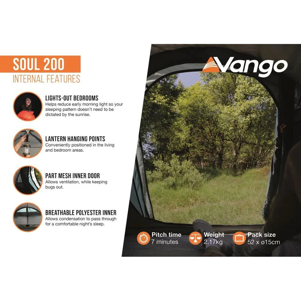 Vango Soul 200 2-Person Tent - Image 4