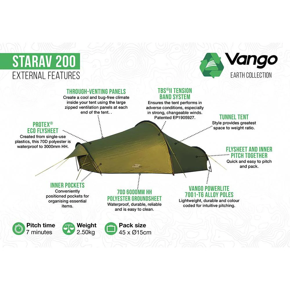Vango Starav 200 2-Person Tent - Image 3