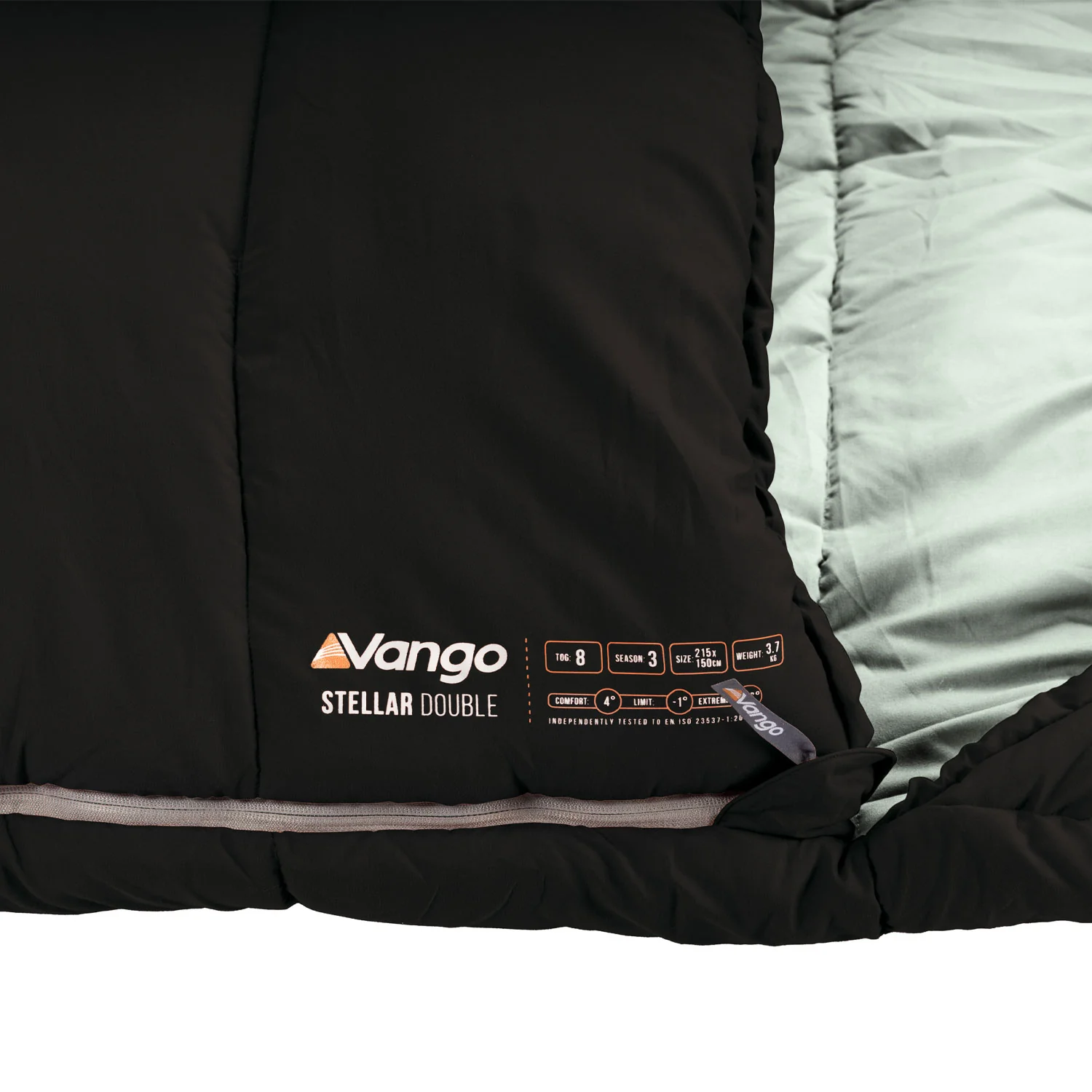 Vango Stellar Double Sleeping Bag - Black - Image 4