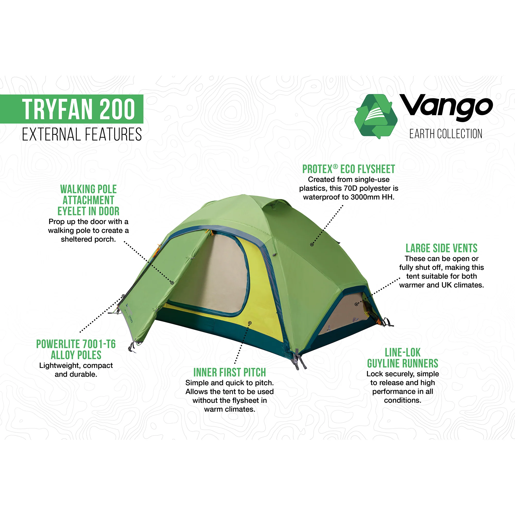 Vango Tryfan 200 2-Person Tent - Image 4