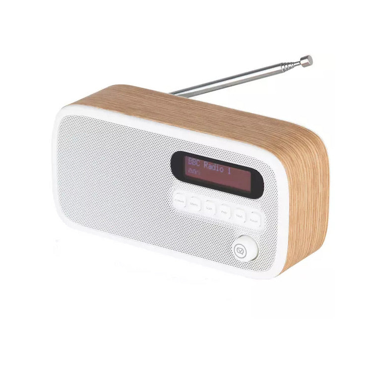 VQ Dexter Portable DAB/FM Radio in Oak