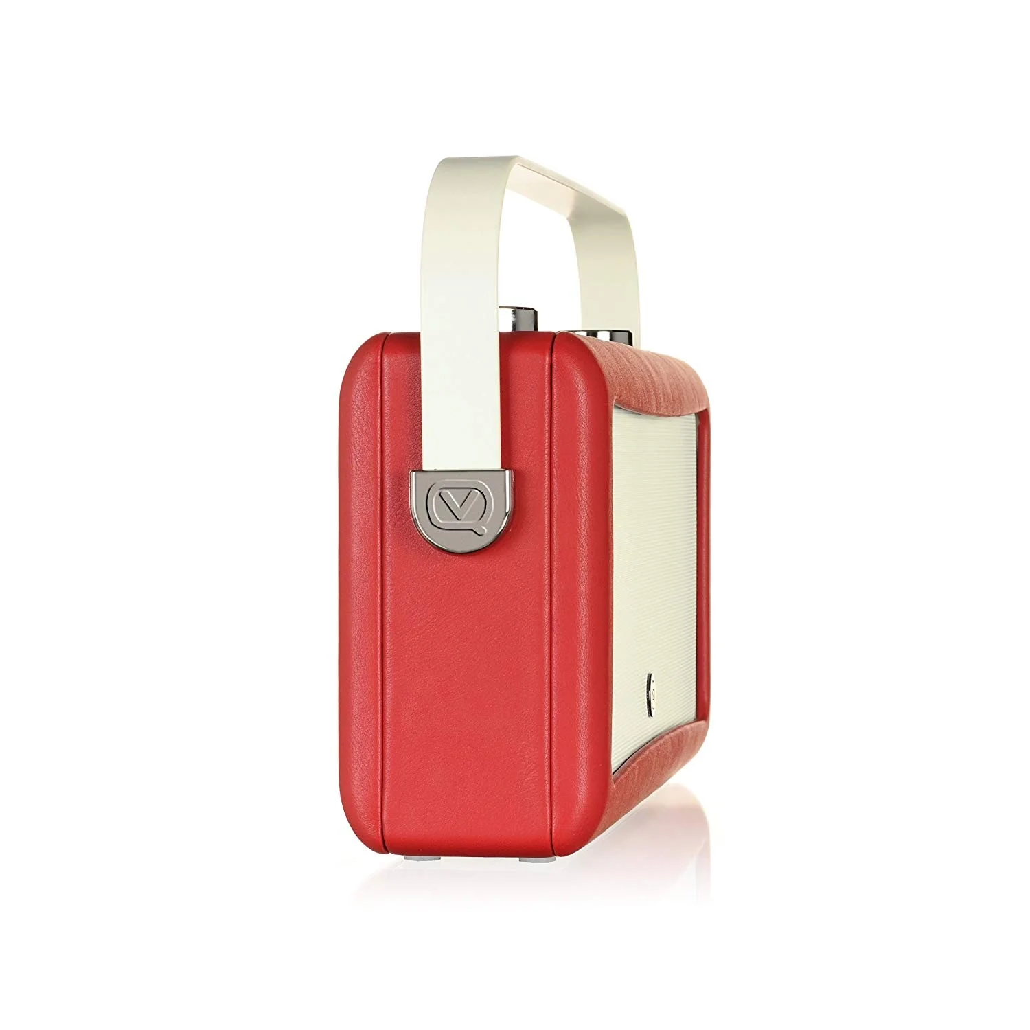 VQ Hepburn Mk II Portable DAB+/FM Radio & Bluetooth Speaker with Rechargeable Battery Pack in Red - Image 4