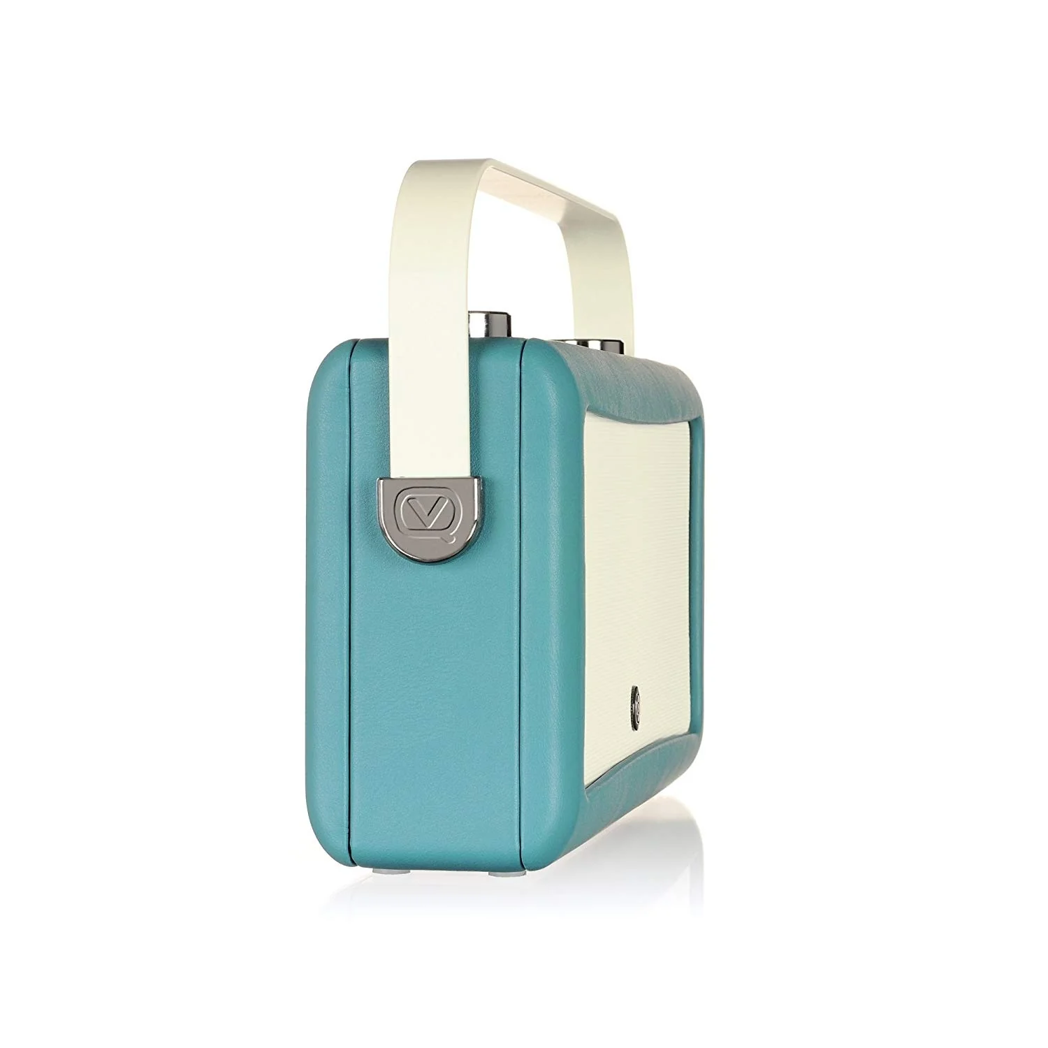 VQ Hepburn Mk II Portable DAB+/FM Radio & Bluetooth Speaker with Rechargeable Battery Pack in Teal - Image 4