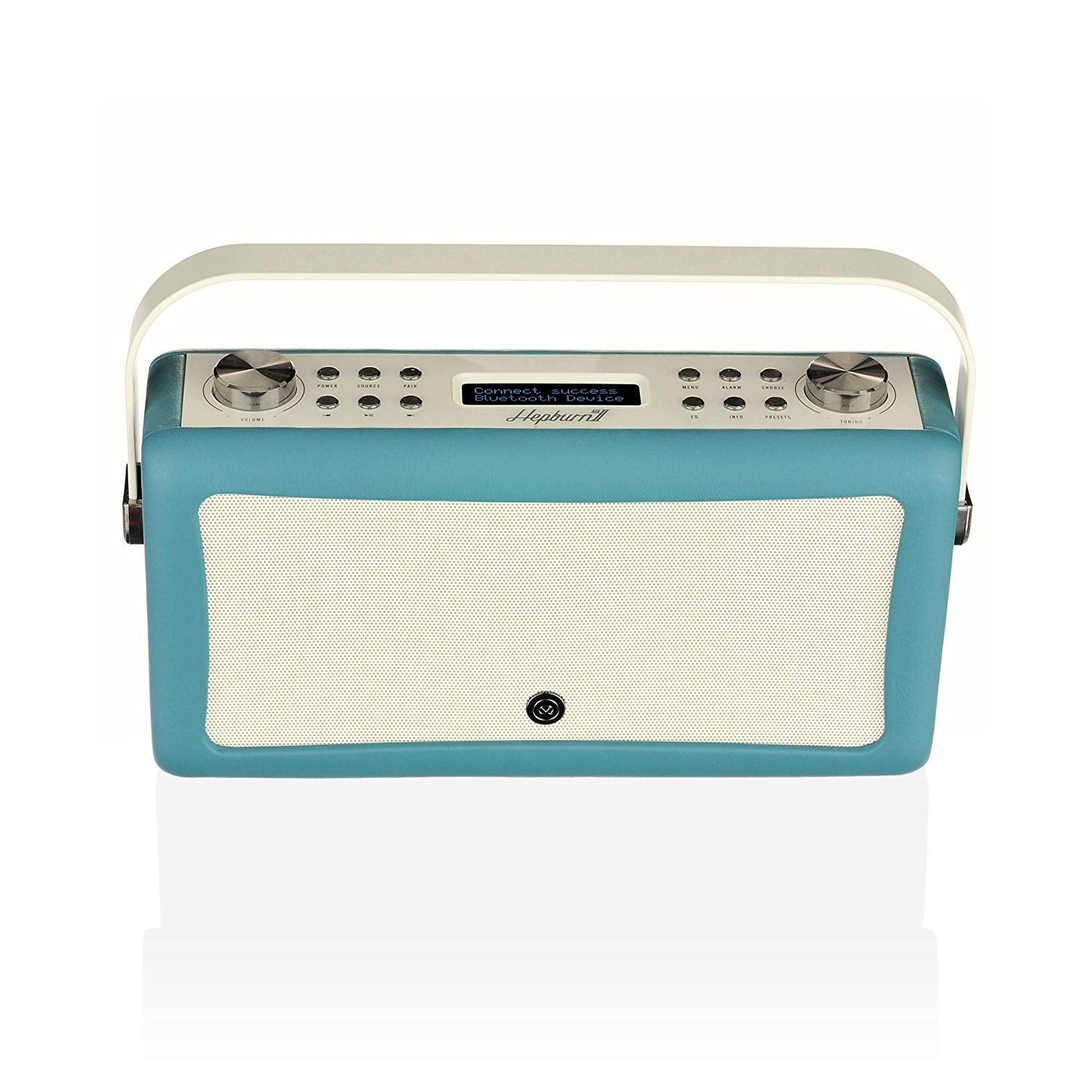 VQ Hepburn Mk II Portable DAB+/FM Radio & Bluetooth Speaker with Rechargeable Battery Pack in Teal - Image 5