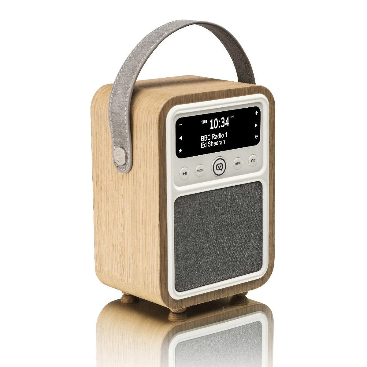 VQ Monty Portable DAB+/FM Radio & Bluetooth Speaker in Oak - Image 2