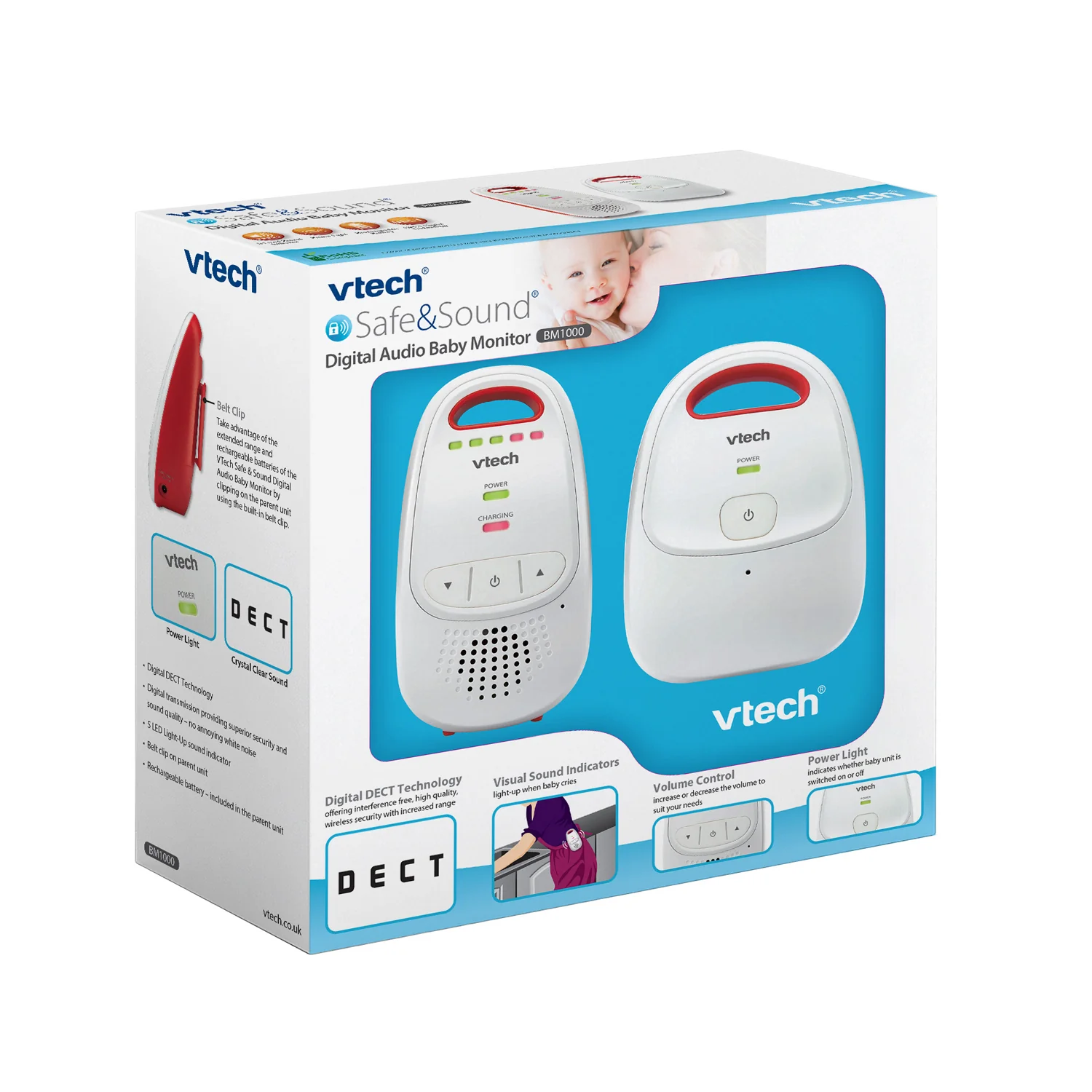 VTech BM1000 Digital Audio Baby Monitor - Image 7