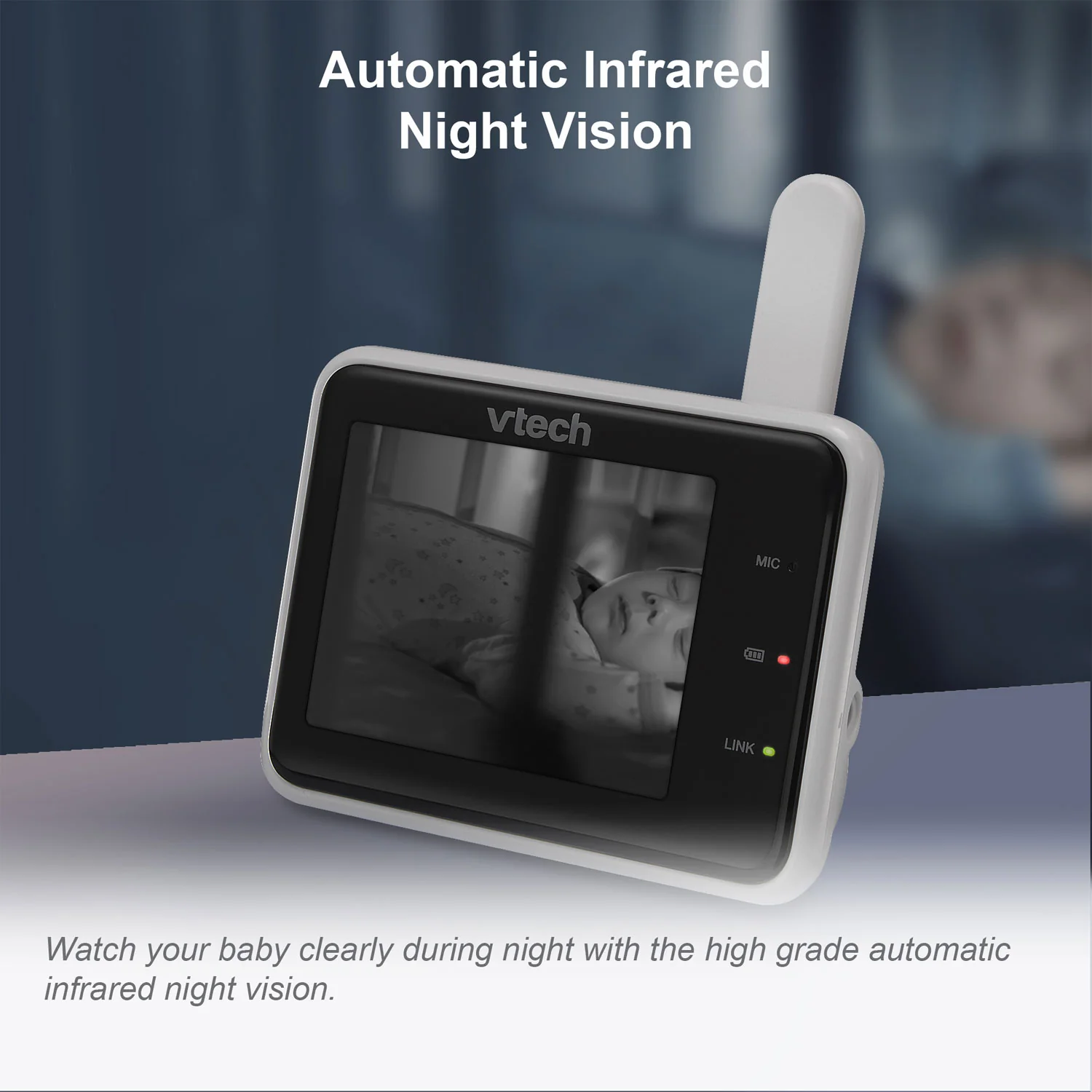 VTech RM2751 2.8" Smart Video Baby Monitor - Image 12