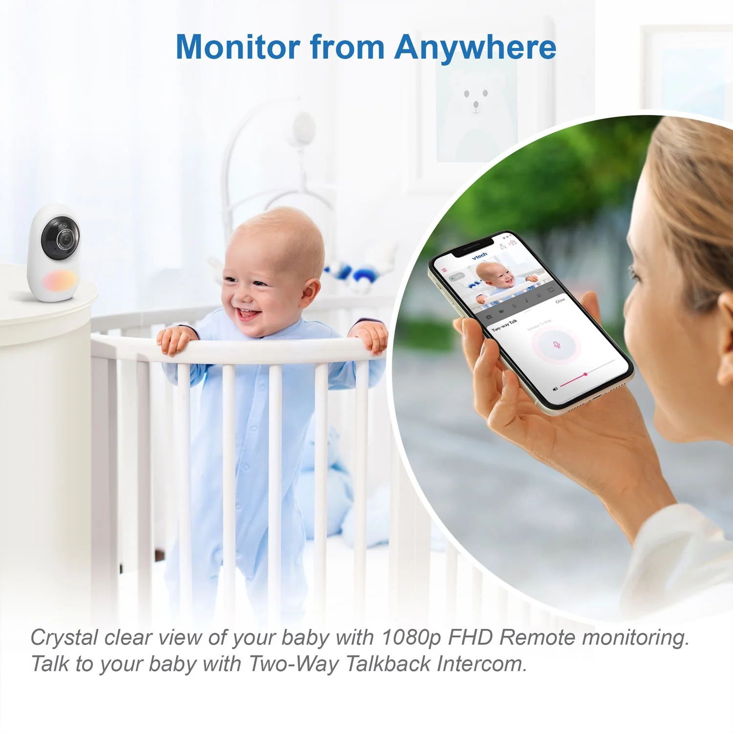 VTech RM2751 2.8" Smart Video Baby Monitor - Image 15