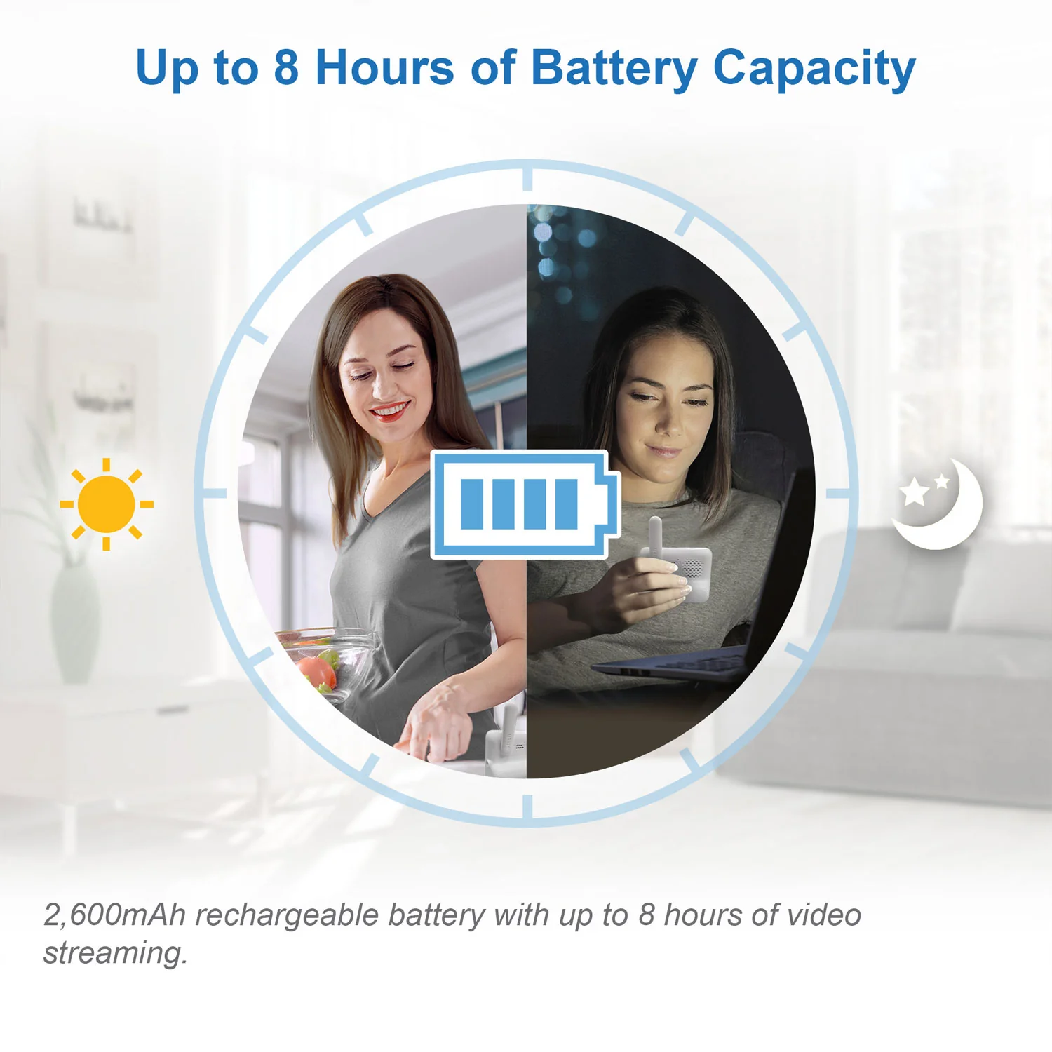 VTech RM2751 2.8" Smart Video Baby Monitor - Image 9