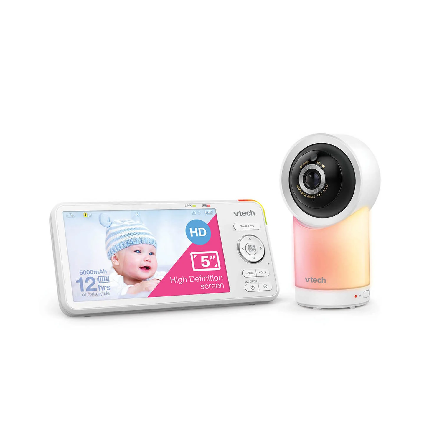 VTech RM5766HD 5" Smart Video Baby Monitor - Image 10